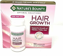 Suplemento de Crescimento Capilar HAIR GROWTH - Nature´s Bounty - 90 cápsulas na internet