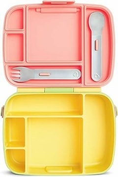 Imagem do Munchkin® Lunch™ Bento Box para crianças, inclui utensílios, amarelo