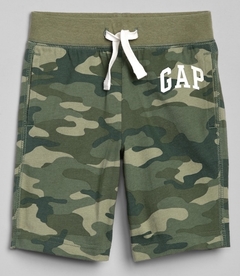 Bermuda Gap Moletom Green Camuflada - GAP9227 - Tamanho 2 anos