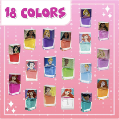 Kit Esmaltes infantil Disney Princesas- 18 esmaltes na internet