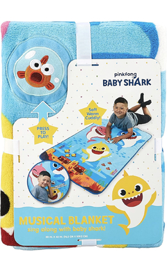 Cobertor Musical Baby Shark - comprar online