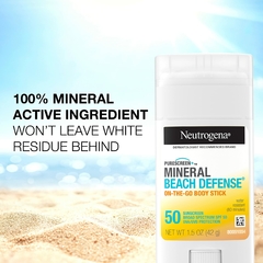 Neutrogena Mineral Beach Defense Protetor Solar Bastão 50+ na internet