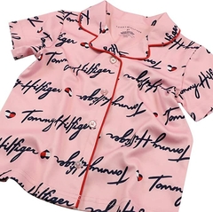 Pijama Tommy Hilfiger Girls TH765 - tamanho 3 anos na internet
