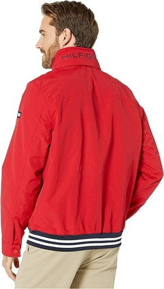 Jaqueta Lightweight Waterproof Tommy Hilfiger Vermelho - TH7992- Tamanho G - Mimos de Orlando