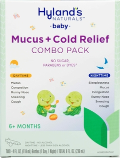 Xarope Para Bebê Dia/Noite Hyland´s Mucus + Cold Relief ( Day & Night value pack)