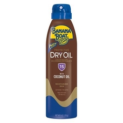 Bronzeador Banana Boat Dry Oil Fps 15 com Óleo de Coco