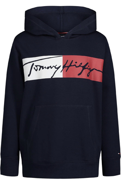 Moletom Tommy Hilfiger Azul Marinho - Tamanho 6 anos