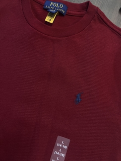Camiseta Thermal Ralph Lauren Holiday Red - RL0316 - Tamanho 14 - 16 anos - comprar online