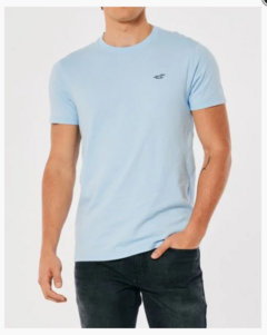 Camiseta Hollister Azul claro - Masculina - Tamanho M