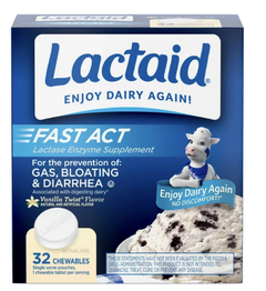Lactaid Fast Act 30 Capsulas Intolerância A Lactose