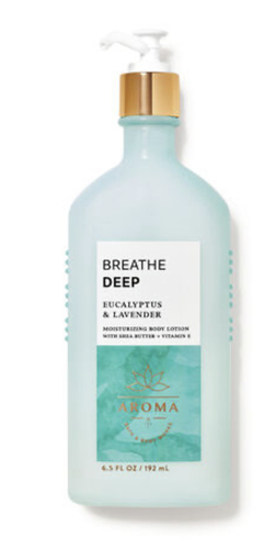 Loção Bath And Body Works Breathe Deep Eucalytus & Lavender