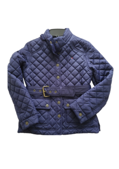 Jaqueta Tommy Hilfiger Quilted - Azul Marinho - TH6713 - Tamanho 4 - 5 anos