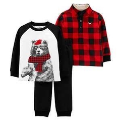 Conjunto 3 peças Carter's Menino - 2M481310 - Tamanho 4 anos - comprar online