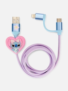 Lilo & Stitch Lightning e Carregador USB - Disney
