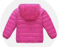 Jaqueta Puffer Infantil Ultraleve - cor rosa pink - tamanho 3 anos - comprar online