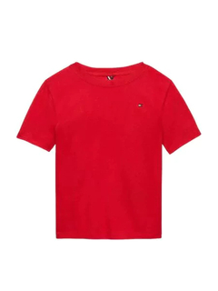 Camiseta Tommy Hilfiger Vermelha - TH9585 - Tamanho 4 - 5 anos