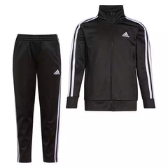 Conjunto Abrigo Adidas Preto - A658 - Tamanho 3 anos