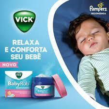 Pomada Calmante para Bebês Vick BabyRub 50g - comprar online