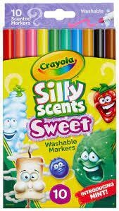 Crayola Canetinha Com Cheiro Washable Silly Scents 10 Cores