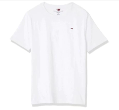 Camiseta Tommy Hilfiger Branca - TH9486 - Tamanho 6 - 7 anos