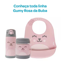 Kit Introdução Alimentar Buba Gumy 3 peças Rosa