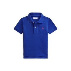 Camiseta Polo Ralph Lauren Azul Royal - Menino - RL9335 - Tamanho 12 meses