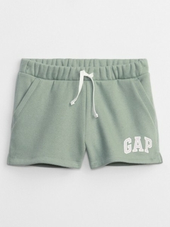 Short Moletom Gap Verde Oliva - GAP3986- Tamanho 8 anos