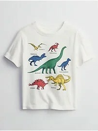 Camiseta Gap Dino - GAP7484 - Tamanho 18 - 24 meses