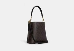 Bolsa Coach Mollie 22 Bucket Bag In Signature Canvas na internet