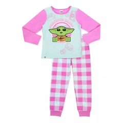 Pijama Infantil Microfleece Baby Yoda - Tamanho 6 - 6x