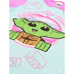 Pijama Infantil Microfleece Baby Yoda - Tamanho 6 - 6x - Mimos de Orlando