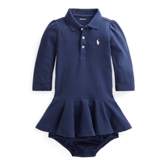 Vestido & Calcinha Ralph Lauren Polo Bloomer - RL8164 - Tamanho 18 meses