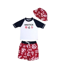 Conjunto Praia Nautica 3 pecas - Tamanho 3 anos