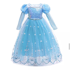 Fantasia Infantil Frozen Premium - Tamanho 3 - 4 anos - comprar online