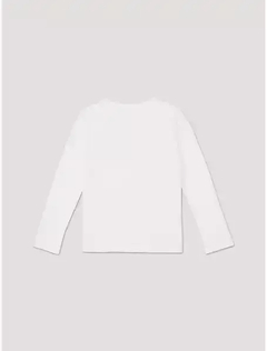 Camiseta Manga Longa Tommy Hilfiger Branco Flag - TH8288 - Tamanho 16 - 18 anos - comprar online