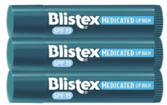 Blistex Medicated Lip Balm Protetor Labial Com 3 Unidades - loja online
