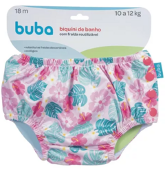 Biquini Fralda Reutilizável Natureza Praia Piscina - Buba 24 meses 12 a 14 kg