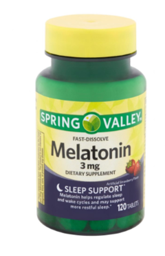 Melatonina Spring Valley 3mg - 120 cápsulas Fast Dissolve