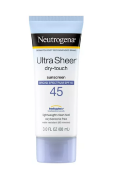 Protetor Solar Neutrogena Ultra Sheer Dry-touch 45 spf 88ml