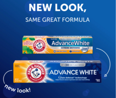 Creme Dental Arm & Hammer, Advance White 170g - Importada dos EUA na internet