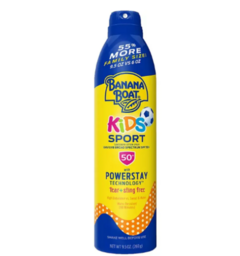 Protetor Solar Aerosol Kids Sport 50+ 269g - Banana Boat