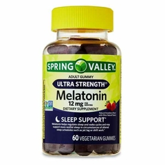 Melatonina 12mg Spring Valley - 60 Gummies