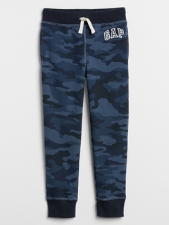 Calça Moletom Gap Menino Blue Camo - GA6003 - Tamanho 4 -5 anos