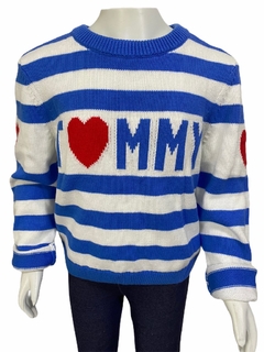 Sweater Tommy Hilfiger Listrado - TH545 - Tamanho 6 - 7 anos