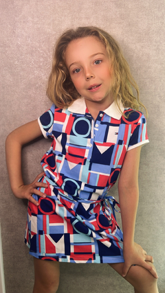 Vestido Tommy Hilfiger Letters - TH2552 - Tamanho 6 anos - comprar online