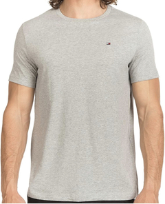 Camiseta Masculina Tommy Hilfiger Cinza Small Flag - TH0112 - Tamanho G