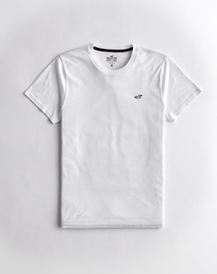 Camiseta Hollister Branca - Masculina - Tamanho G