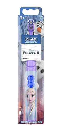 Escova Dental Elétrica Infantil Frozen II +3 anos