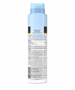 Protetor Solar Neutrogena Ultra Sheer Spray Spf 70 - comprar online