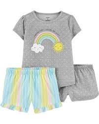 Pijama Carter's 3 peças "Rainbow" - 2H474810 - Tamanho 5 anos - comprar online